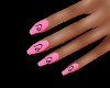 Leo Pink Nails