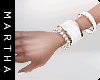(2911) Bracelets White