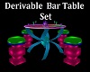 Derivable Bar Table Set