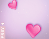 Hot Pink Love Hearts