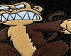 evil monkey rug