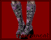 +boots purple rose