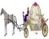Gold Pink White Carriage