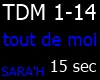 tout de moi  sara'h