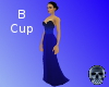 Blue Bridesmaid Gown (B)