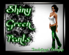 shiny green pants