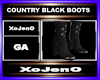 COUNTRY BLACK BOOTS