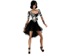 50'S Black & White Dress