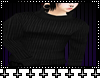 ♽ Knitt  Black Sweater