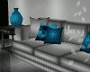 [YD] Sofa Blue & Gray