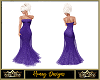 Luxury Purple Gown