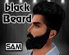 Black hair & Beard