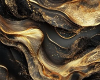 BLACK/GOLD WAVY SHOES