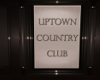 Uptown Country Club Sign