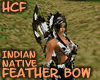 HCF native feather bow 