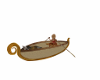 boat golden flote animat