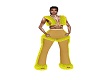 Tan?yellow Indian outfit
