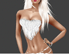QA Bikini Glitters White
