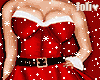 Sexy Santa Claus Christmas red white  outfit Bimbo