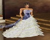 *ab* Blue and White Gown