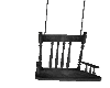 (V) black hanging chair