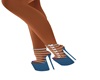 Blue Butterfly heels