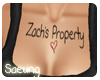 {s} - Zach's property
