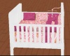 pink snoopy crib