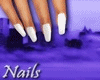 Nails + Hand White