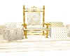 Gold and White Throne