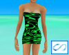 Sapphy Toxic Green Dress