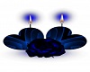 Blue Hearts Candles