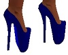 Blue platform shoes