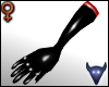 PVC gloves black (f)