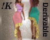 !K!Side Ruffle Skirt/Top