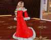 Fur christmas gown