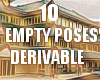 10 Empty Poses Derivable