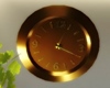 Clock Animated Gold