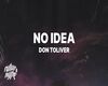 DON TOLIVER NO IDEA D+S