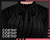[C] Black Lace Sweater
