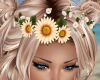 Sunny Yellow Daisy Crown