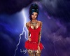 Red tattoo dress
