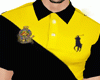 Black Yellow Shirt Polo