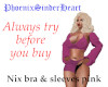 Nix bra & sleeves pink