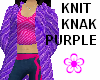 Knit Knak Purple coat
