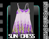 FLORAL SUN DRESS-PURPLE