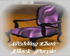 Wedding Chair Black-Purp