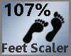 Feet Scaler 107% M