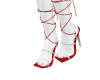R | Red & Silver Heels