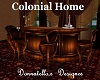 colonial home bar